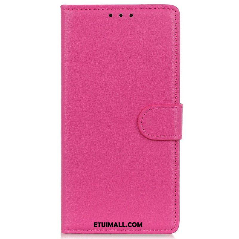 Etui Folio do iPhone 14 Tradycyjnie Liczi