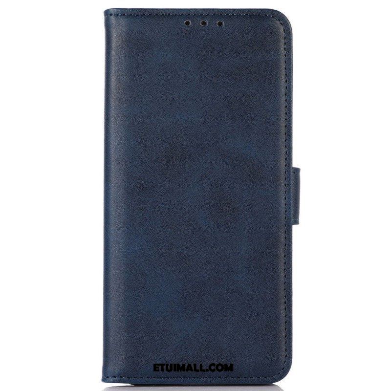 Etui Folio do iPhone 15 Plus Efekt Skóry