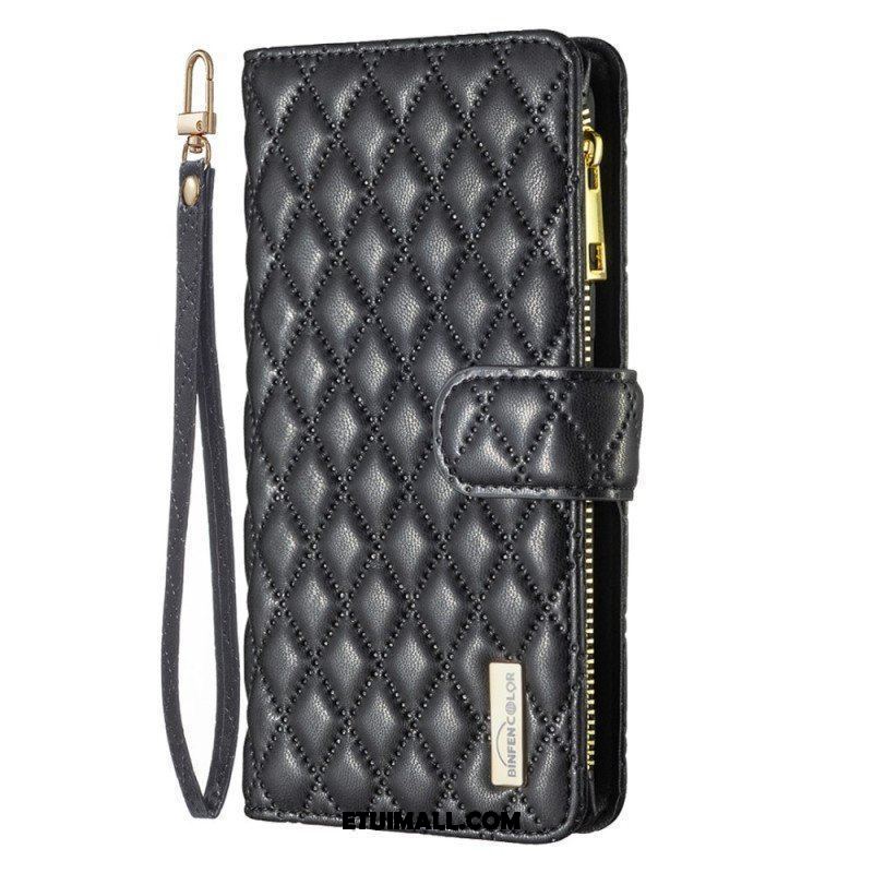 Etui Folio do iPhone 15 Plus Pikowana Binfen Kolor