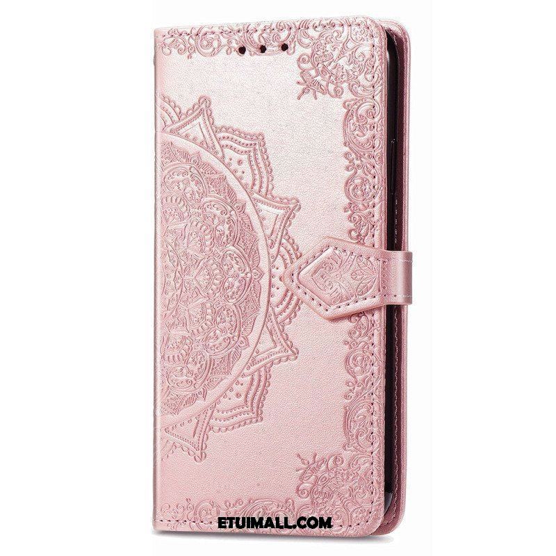 Etui Folio do iPhone 15 Pro Mandala Barokowa