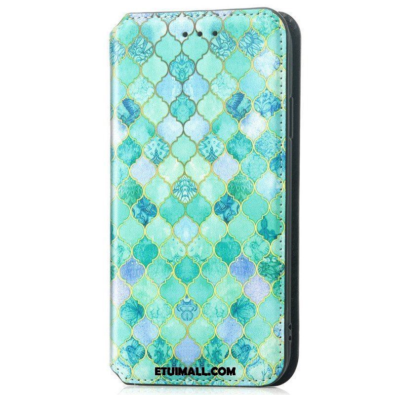 Etui Folio do iPhone 15 Pro Max Wykres Caseneo