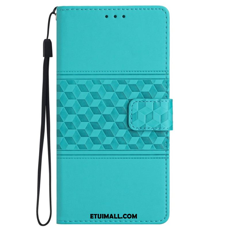 Etui Folio iPhone 16 Pro Fryz Z Paskiem