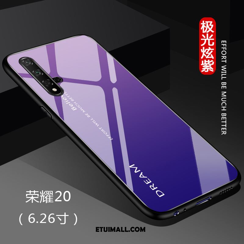 Etui Honor 20 Pro Telefon Komórkowy Szkło Purpurowy Gradient All Inclusive Futerał Online