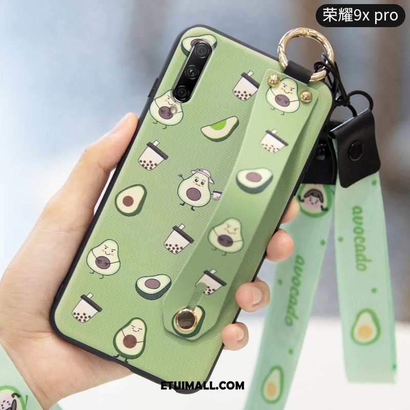 Etui Honor 9x Pro Mały Zielony Silikonowe Lekki I Cienki Truskawka Pokrowce Sprzedam