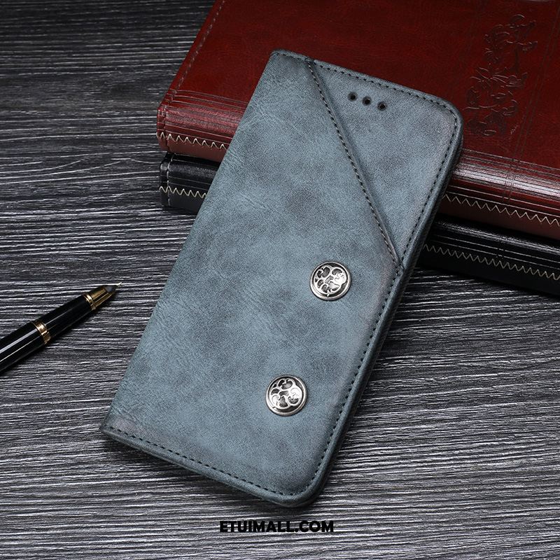 Etui Htc Desire 12 Telefon Komórkowy Ochraniacz Skórzany Futerał Anti-fall Vintage Futerał Tanie