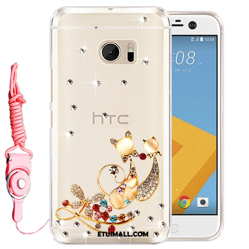 Etui Htc U Ultra Silikonowe Różowe Rhinestone Ochraniacz Telefon Komórkowy Futerał Sprzedam