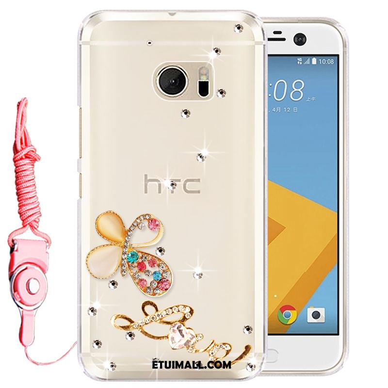 Etui Htc U Ultra Silikonowe Różowe Rhinestone Ochraniacz Telefon Komórkowy Futerał Sprzedam