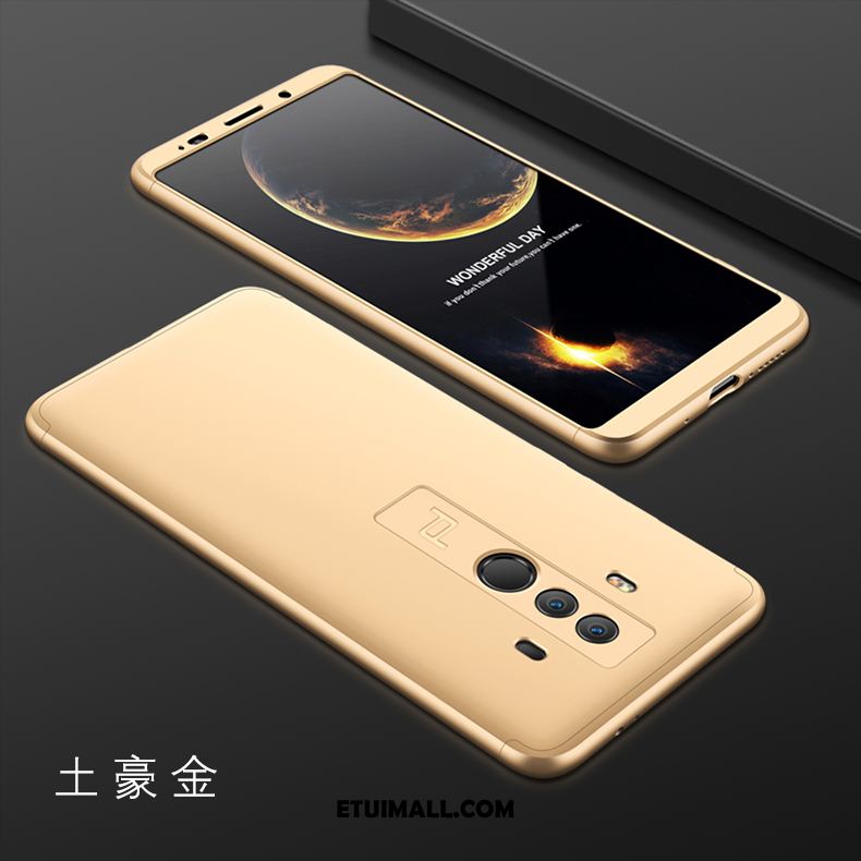 Etui Huawei Mate 10 Pro Anti-fall Czerwony Złoto Szkło Hartowane All Inclusive Pokrowce Tanie