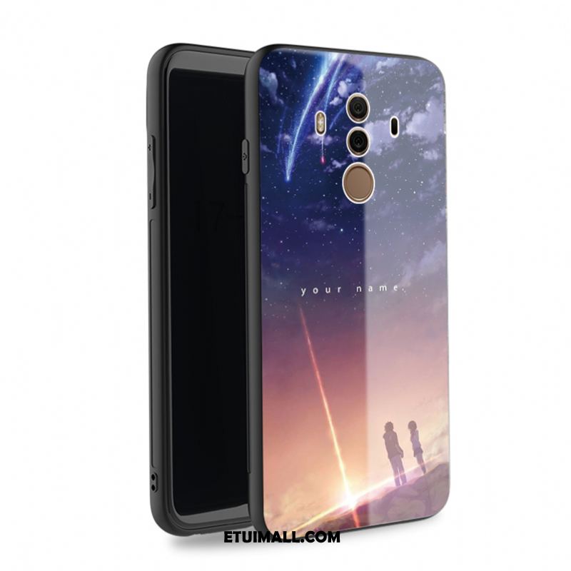 Etui Huawei Mate 10 Pro Szkło Ochraniacz Czarny Trudno Telefon Komórkowy Obudowa Sklep