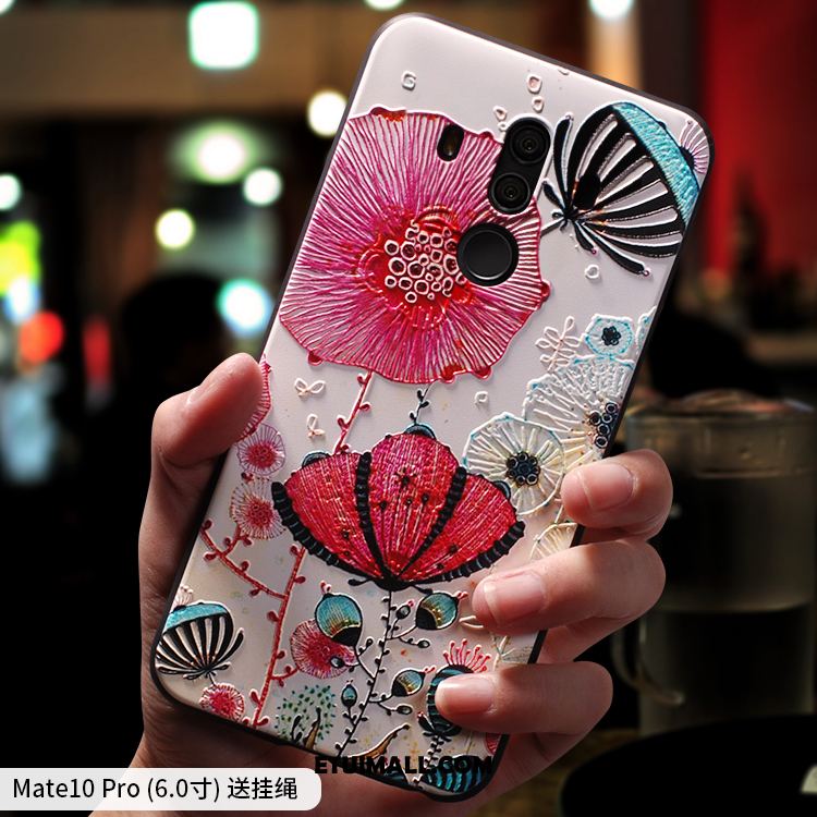 Etui Huawei Mate 10 Pro Telefon Komórkowy Czerwony Miękki Relief Pokrowce Sprzedam