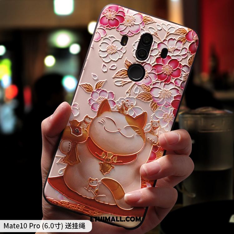 Etui Huawei Mate 10 Pro Telefon Komórkowy Czerwony Miękki Relief Pokrowce Sprzedam