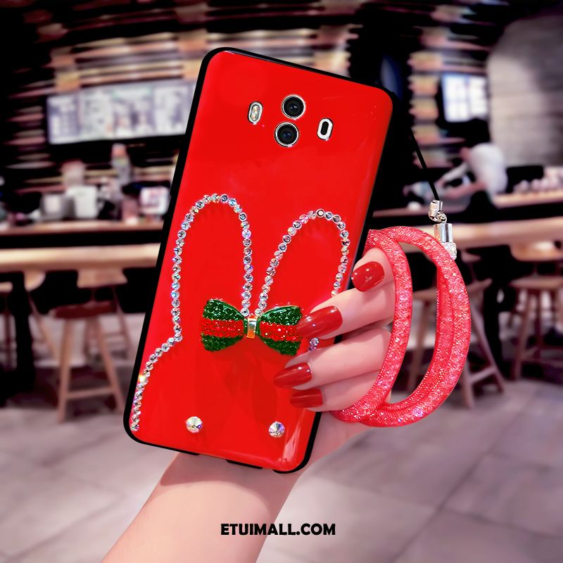 Etui Huawei Mate 10 Telefon Komórkowy Czarny Chłodna Rhinestone Obudowa Sklep