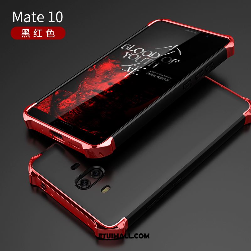 Etui Huawei Mate 10 Telefon Komórkowy Fajnie Srebro Czarny Anti-fall Obudowa Tanie
