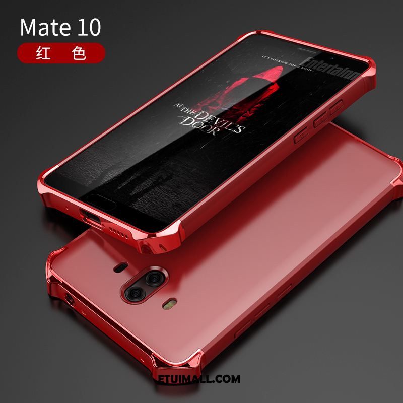Etui Huawei Mate 10 Telefon Komórkowy Fajnie Srebro Czarny Anti-fall Obudowa Tanie