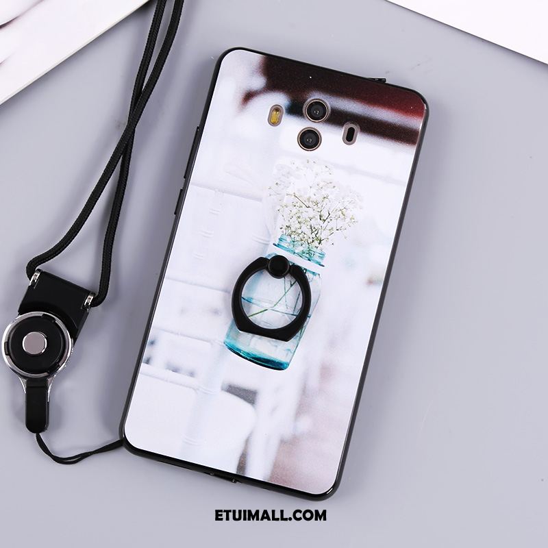 Etui Huawei Mate 10 Zielony Wiszące Ozdoby Ring Wspornik Silikonowe Obudowa Online