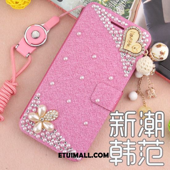 Etui Huawei Mate 20 Anti-fall Skórzany Futerał Rhinestone Ochraniacz Biały Pokrowce Tanie