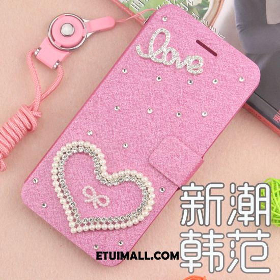 Etui Huawei Mate 20 Anti-fall Skórzany Futerał Rhinestone Ochraniacz Biały Pokrowce Tanie