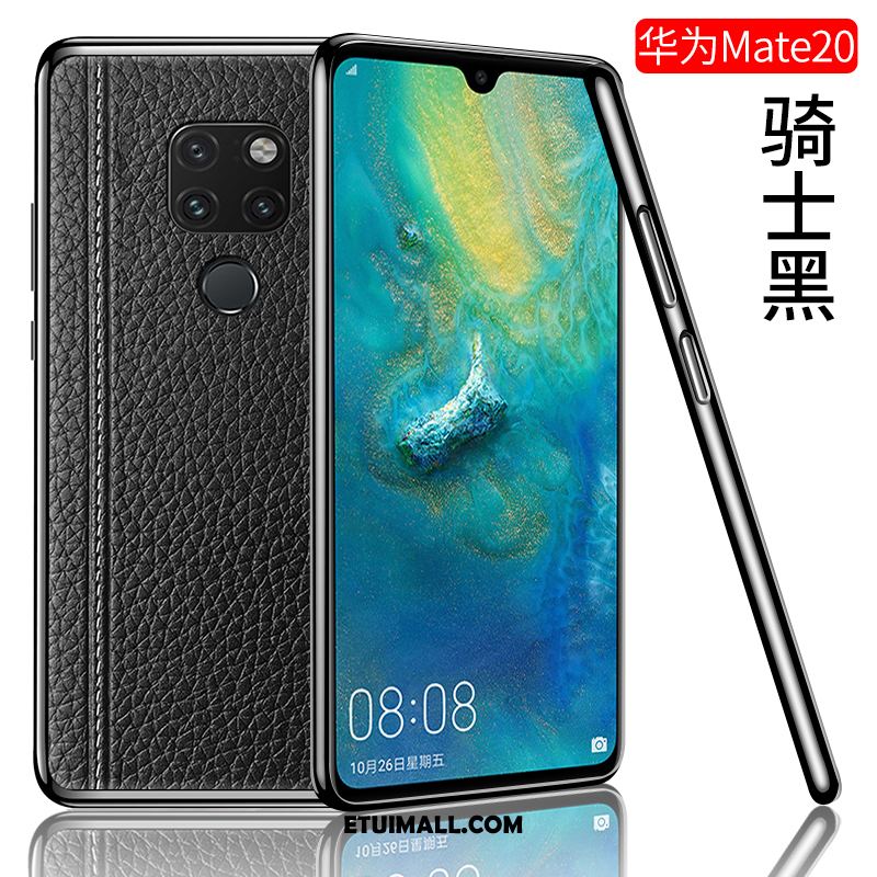 Etui Huawei Mate 20 Kreatywne Czarny Skórzany Futerał Osobowość Prawdziwa Skóra Futerał Sprzedam