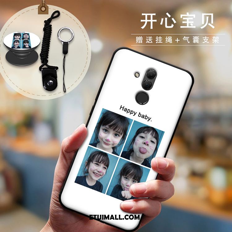 Etui Huawei Mate 20 Lite Czarny Telefon Komórkowy Anti-fall Miękki Wiszące Ozdoby Pokrowce Online