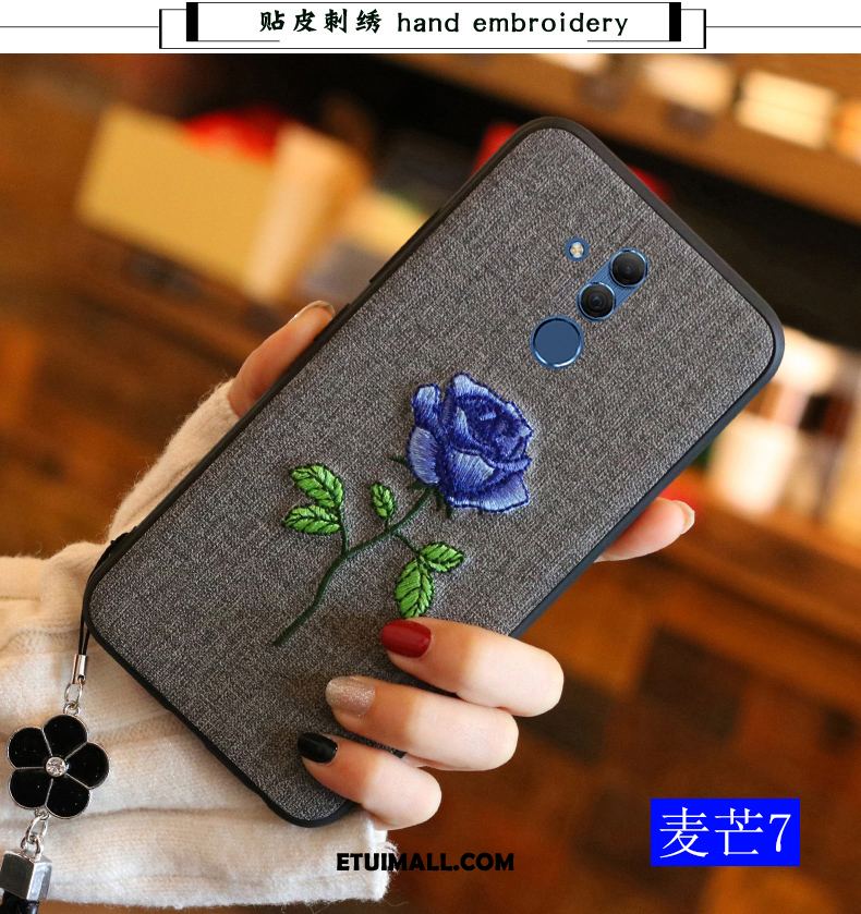 Etui Huawei Mate 20 Lite Silikonowe Telefon Komórkowy Chiński Styl Kwiaty All Inclusive Obudowa Kup