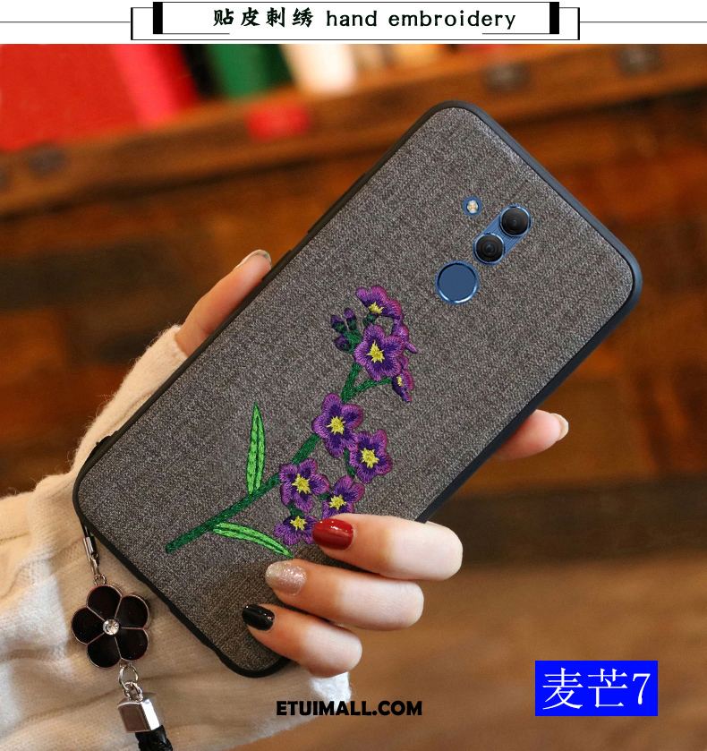 Etui Huawei Mate 20 Lite Silikonowe Telefon Komórkowy Chiński Styl Kwiaty All Inclusive Obudowa Kup