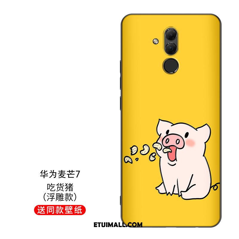 Etui Huawei Mate 20 Lite Żółty Silikonowe Piękny Ochraniacz Osobowość Obudowa Oferta