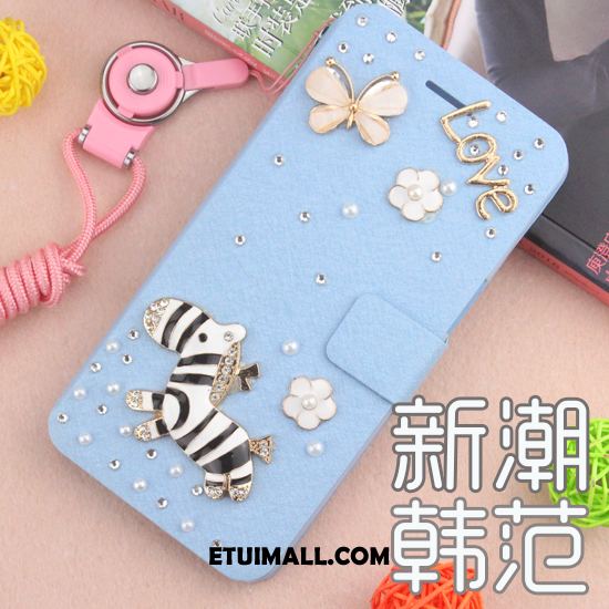 Etui Huawei Mate 20 Pro Anti-fall Ochraniacz Rhinestone Skórzany Futerał Biały Obudowa Sklep