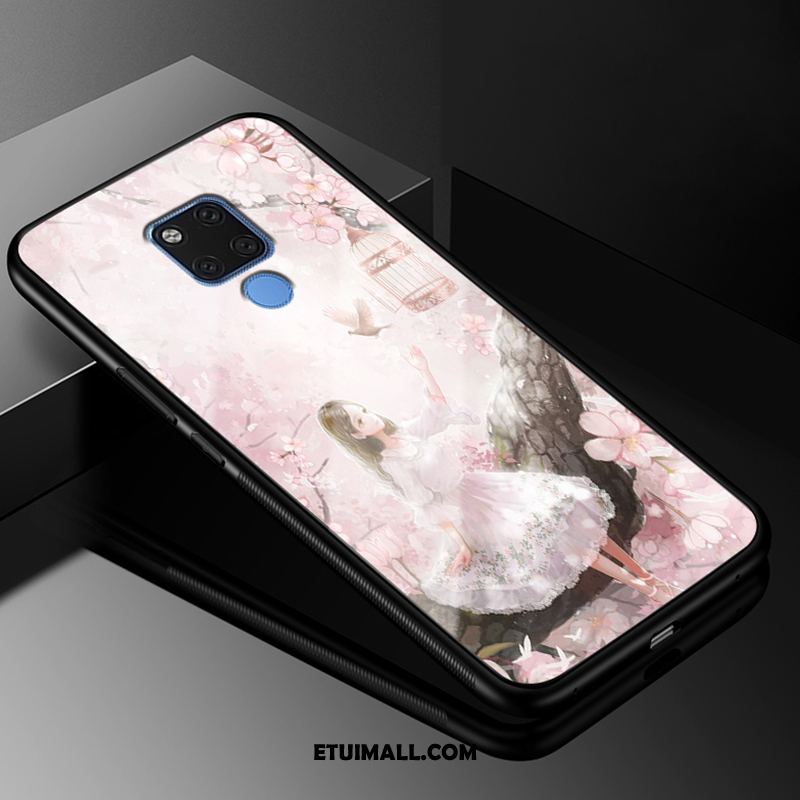 Etui Huawei Mate 20 Purpurowy Miękki Telefon Komórkowy Szkło Osobowość Futerał Tanie