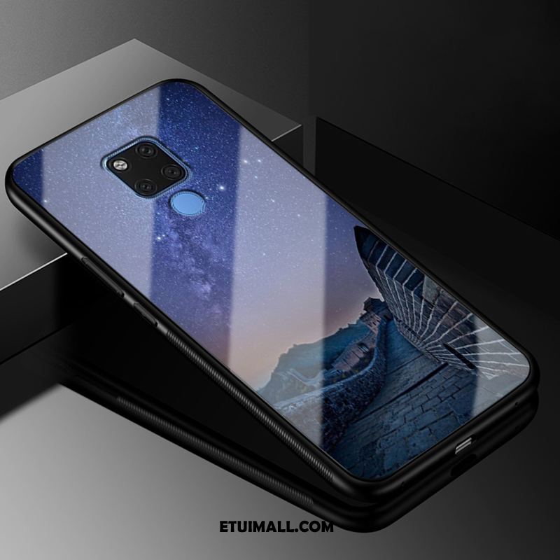 Etui Huawei Mate 20 Purpurowy Miękki Telefon Komórkowy Szkło Osobowość Futerał Tanie