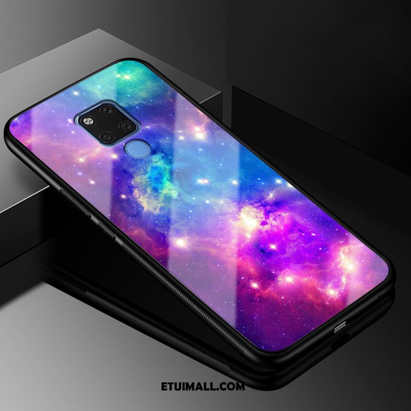 Etui Huawei Mate 20 Purpurowy Miękki Telefon Komórkowy Szkło Osobowość Futerał Tanie