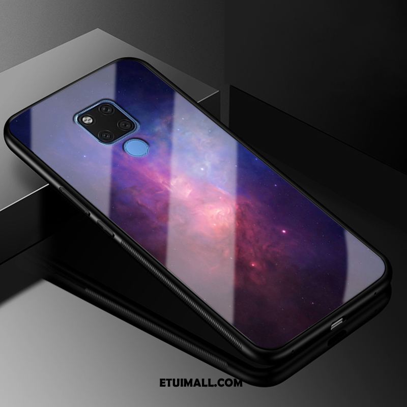 Etui Huawei Mate 20 Purpurowy Miękki Telefon Komórkowy Szkło Osobowość Futerał Tanie