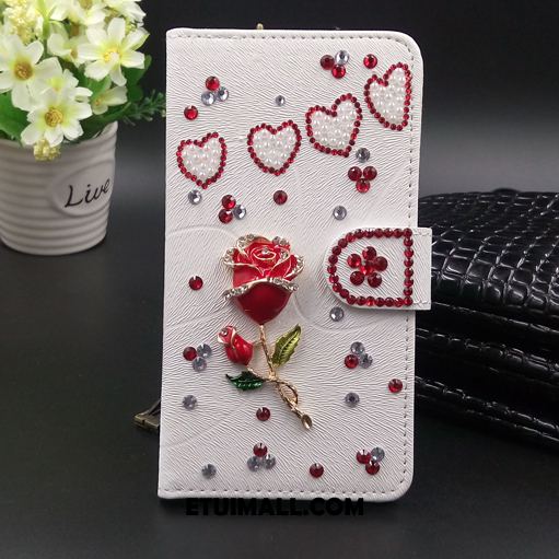 Etui Huawei Mate 20 Rs Czarny Rhinestone Czerwony Telefon Komórkowy Mały Futerał Kup