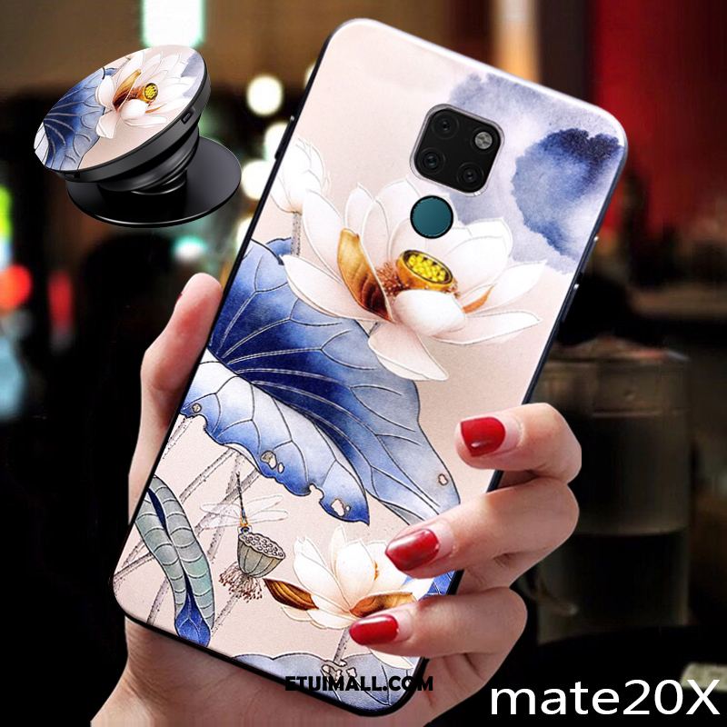 Etui Huawei Mate 20 X Akcesoria Anti-fall Tendencja Zielony Ochraniacz Futerał Sklep