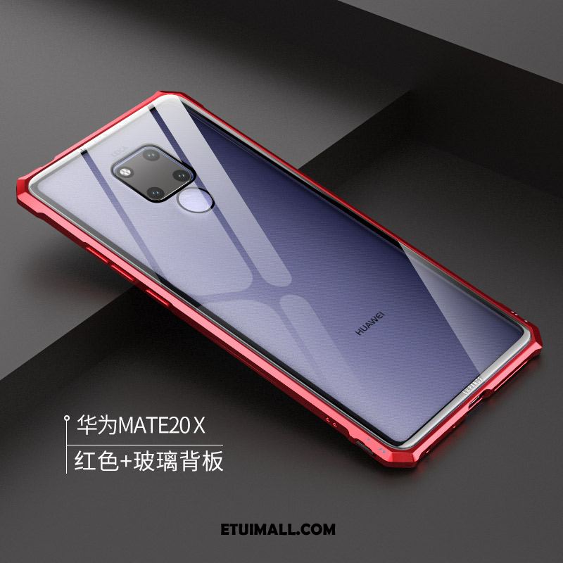 Etui Huawei Mate 20 X All Inclusive Purpurowy Metal Czerwony Netto Szkło Pokrowce Oferta