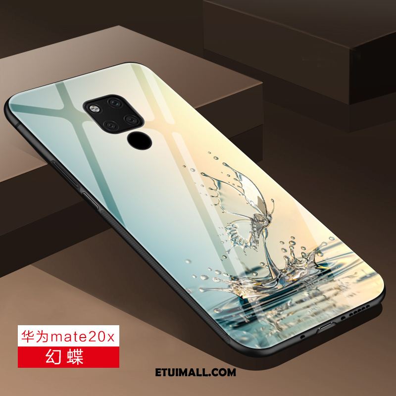 Etui Huawei Mate 20 X Miękki All Inclusive Czerwony Netto Trudno Nubuku Futerał Tanie