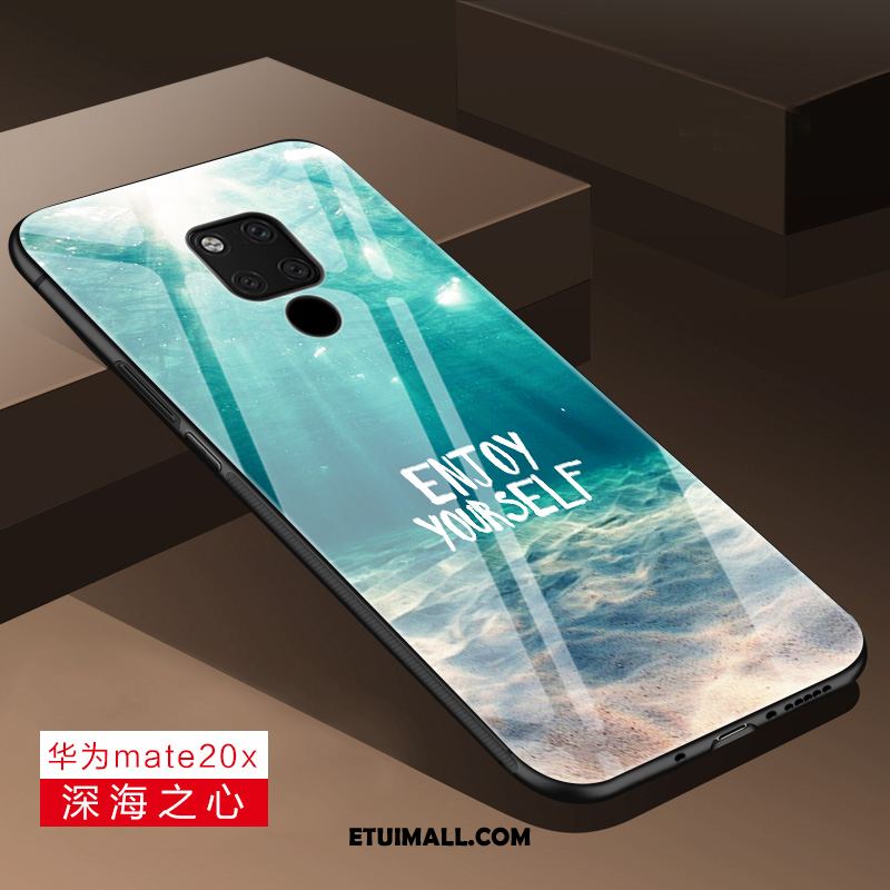 Etui Huawei Mate 20 X Miękki All Inclusive Czerwony Netto Trudno Nubuku Futerał Tanie