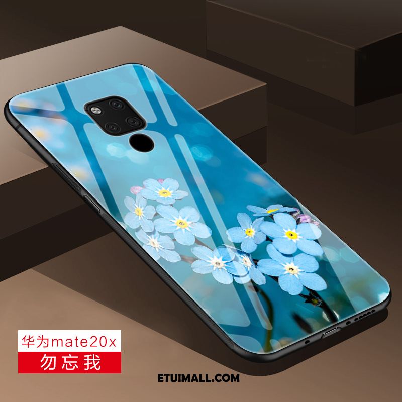 Etui Huawei Mate 20 X Miękki All Inclusive Czerwony Netto Trudno Nubuku Futerał Tanie