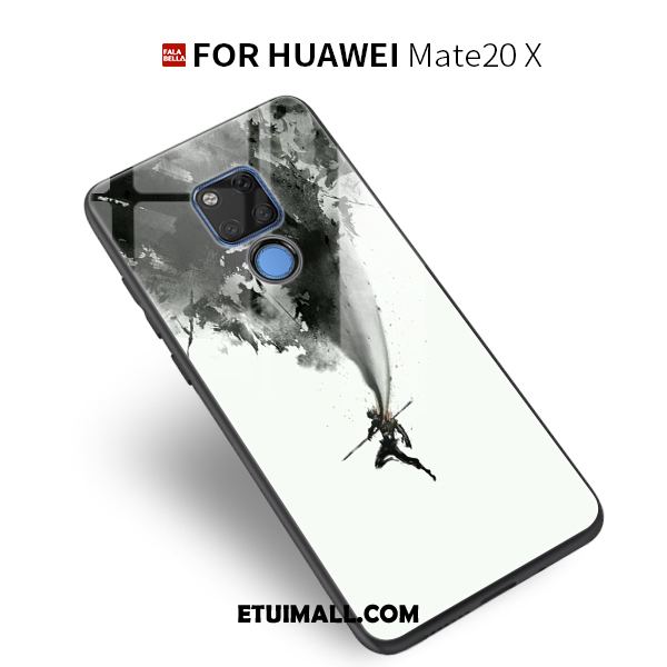 Etui Huawei Mate 20 X Szkło Kreatywne Anti-fall Wiszące Ozdoby Szkło Hartowane Pokrowce Tanie