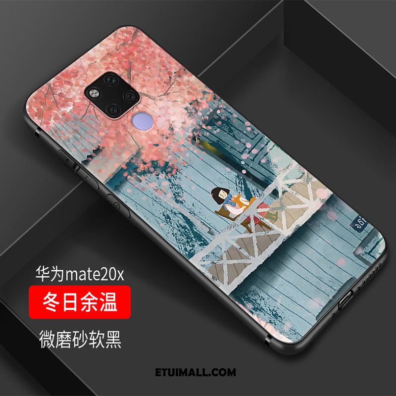 Etui Huawei Mate 20 X Telefon Komórkowy Anti-fall Świeży Kreatywne Proste Obudowa Sklep