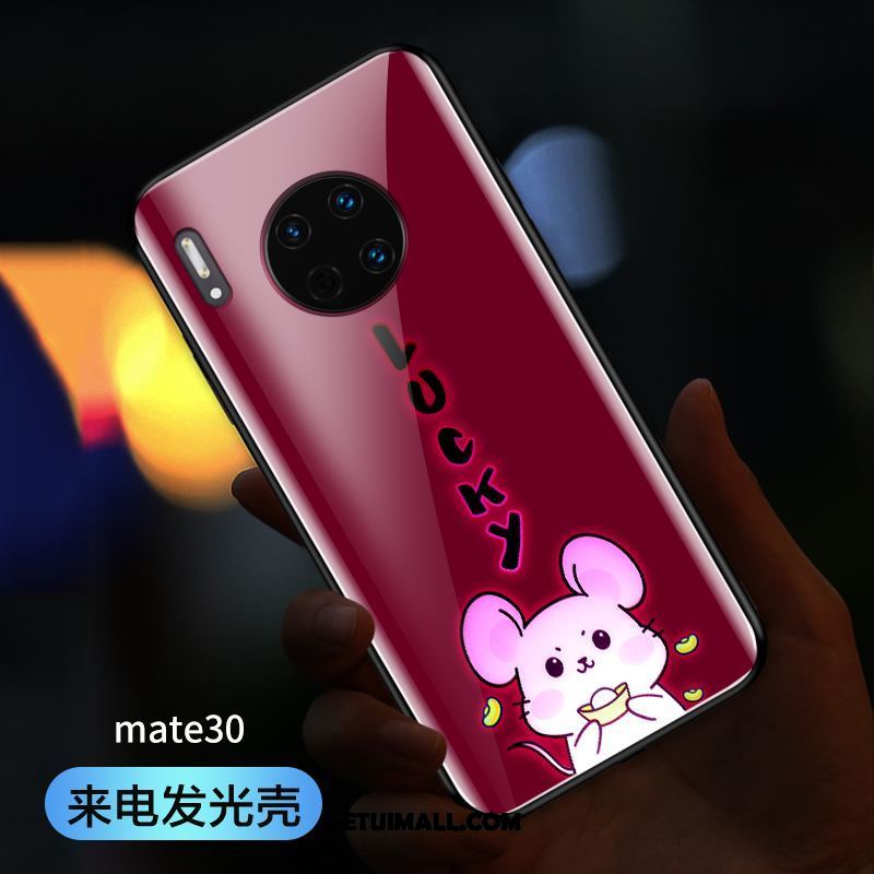 Etui Huawei Mate 30 Czerwony Netto Nowy Kreatywne Anti-fall Rat Pokrowce Sklep