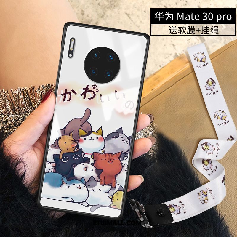 Etui Huawei Mate 30 Pro Tendencja Telefon Komórkowy Silikonowe Cienkie Szkło Pokrowce Sklep