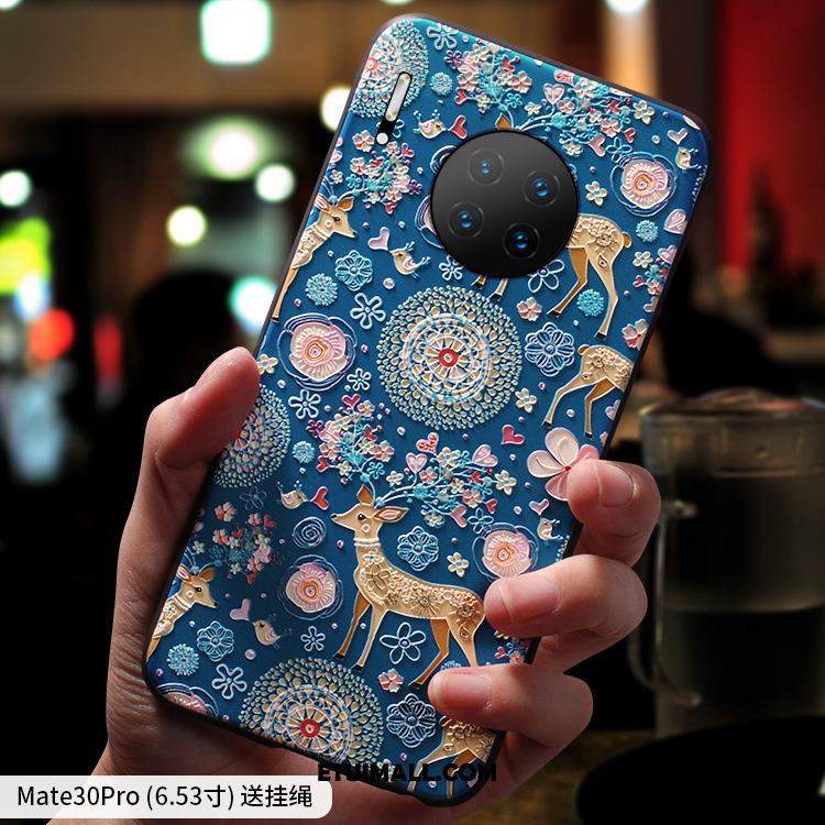 Etui Huawei Mate 30 Pro Wiatr Cienkie Czerwony Netto Anti-fall Kreatywne Obudowa Tanie