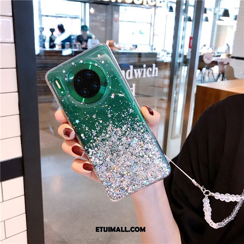 Etui Huawei Mate 30 Zielony Przezroczysty Luksusowy Ochraniacz Gwiaździsty Futerał Na Sprzedaż