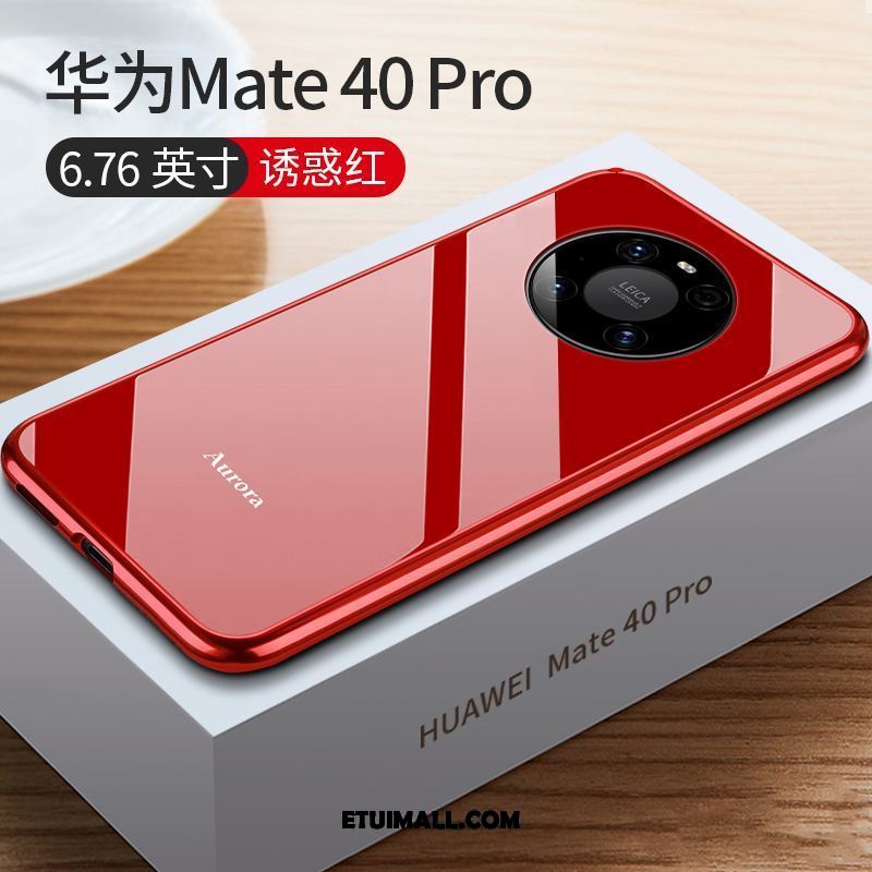 Etui Huawei Mate 40 Pro Czerwony Netto Granica Telefon Komórkowy Szkło Ochraniacz Futerał Sklep