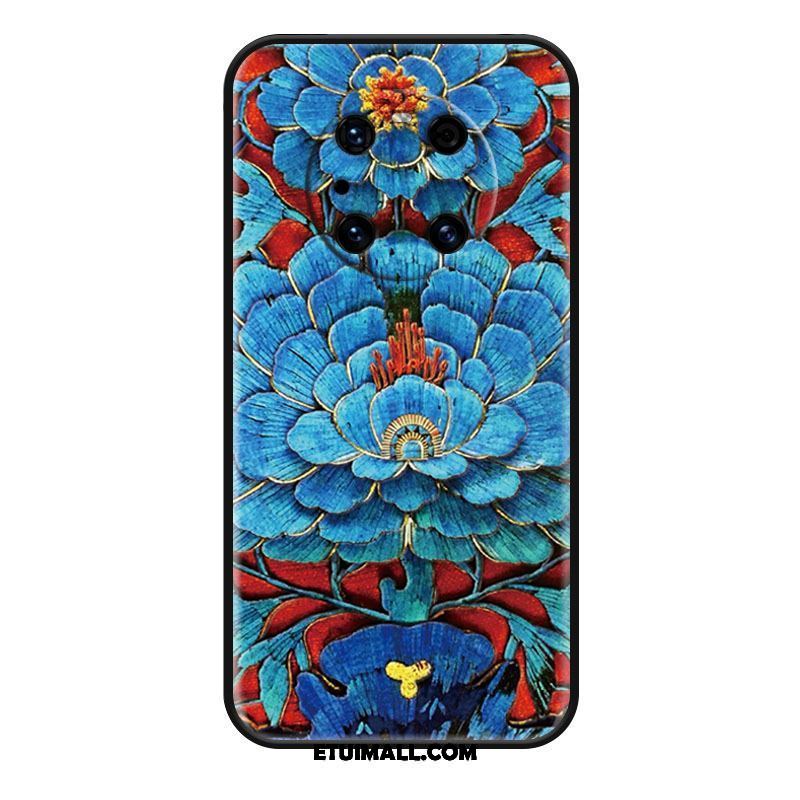 Etui Huawei Mate 40 Pro Kwiaty Etniczny Ochraniacz Zielony Vintage Pokrowce Tanie