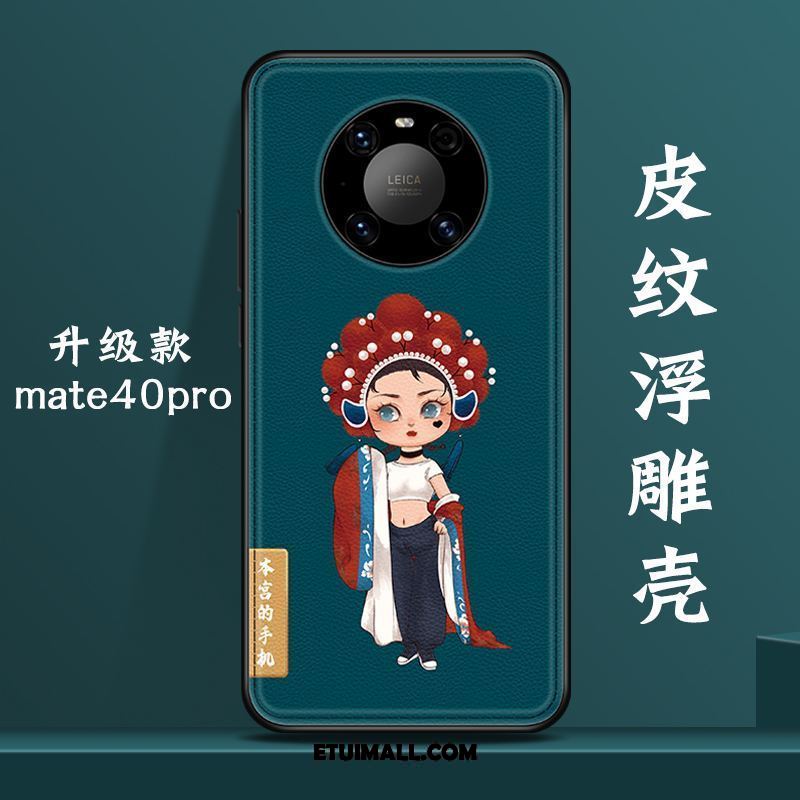 Etui Huawei Mate 40 Pro Piękny Czerwony Netto Chiński Styl Telefon Komórkowy Osobowość Pokrowce Tanie