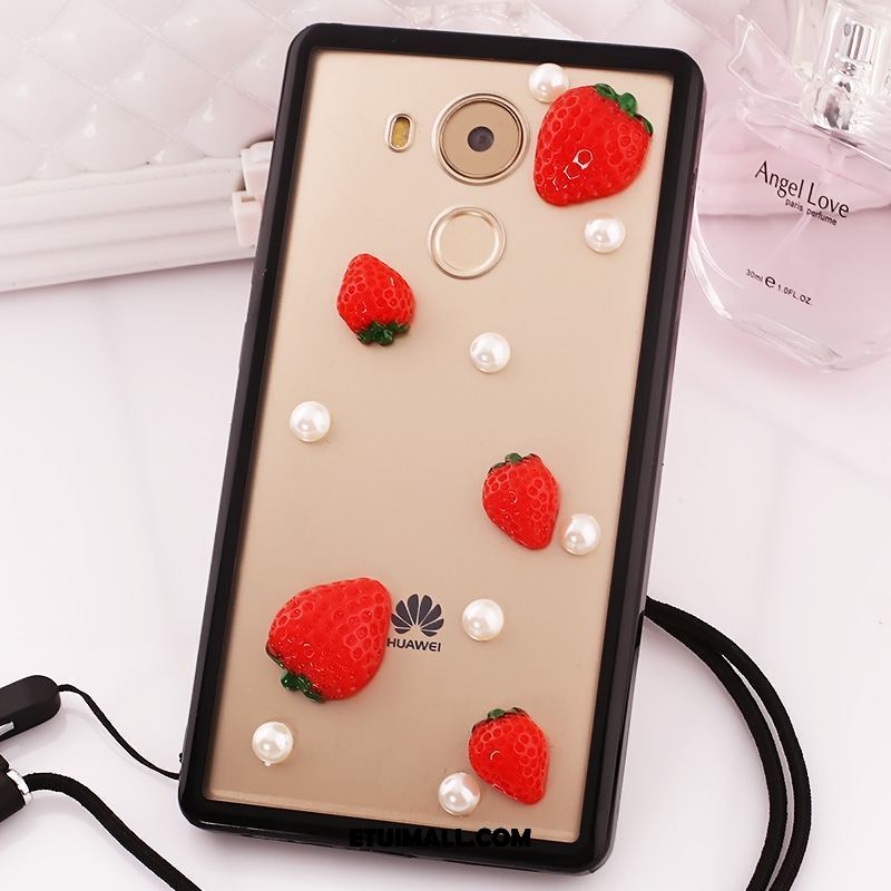 Etui Huawei Mate 8 Anti-fall Wiszące Ozdoby Ochraniacz Rhinestone Czarny Futerał Sklep