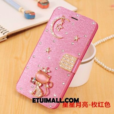 Etui Huawei Mate 8 Klapa Ochraniacz Rhinestone Telefon Komórkowy Czerwony Obudowa Sprzedam