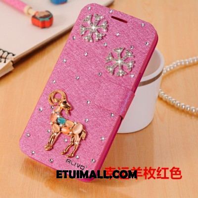 Etui Huawei Mate 8 Klapa Ochraniacz Rhinestone Telefon Komórkowy Czerwony Obudowa Sprzedam