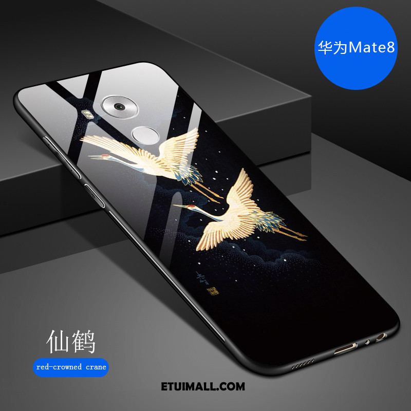 Etui Huawei Mate 8 Lustro Anti-fall Telefon Komórkowy Czarny Szkło Hartowane Obudowa Tanie